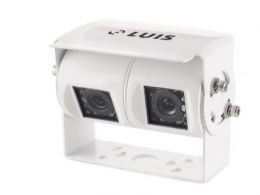 LUIS Professional twin rear view camera – white